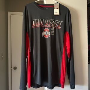grey and red Ohio state long sleeve
